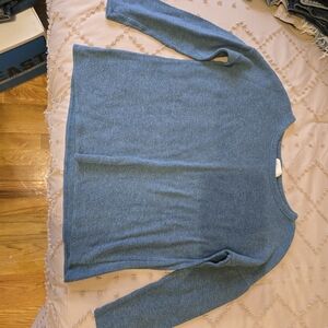 Blue Long Sleeve Sweater